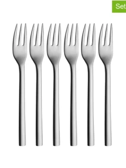 6er-Set: Edelstahl-Kuchengabeln ''Nuova 233'' - (L)16 cm