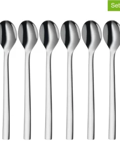 6er-Set: Edelstahl-Macchiatolöffel "Nuova" - (L)19 cm