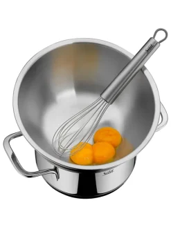 2er-Set: Edelstahl-Rührschüsseln