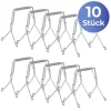 10er-Set: Edelstahl-Rouladenklammern - (L)7,5 cm