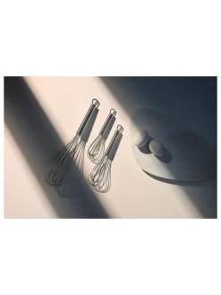 3er-Set: Edelstahl-Schneebesen