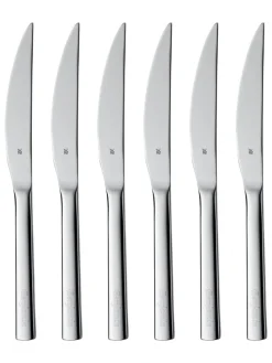 6er-Set: Edelstahl-Steakmesser "Nuova" - (L)23 cm