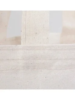 2er-Set: Einkaufstaschen in Beige - (L)25 x (B)20 cm