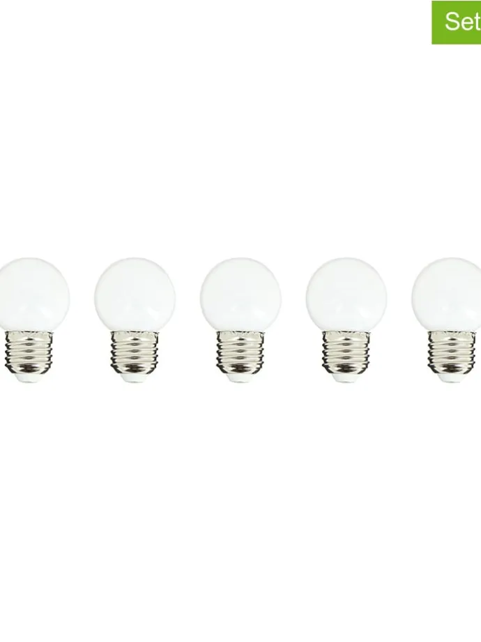 5er-Set: E27-LED-Leuchtmittel "Party" - EEK A+ (A++ bis E)