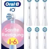 6er-Set: Ersatz-Bürstenköpfe "iO Sanfte Reinigung" in Weiß