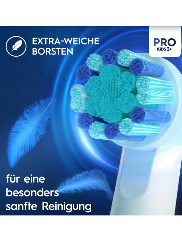 4er-Set: Ersatz-Bürstenköpfe "Pro Kids 3+"