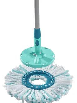 2er-Set: Ersatzköpfe "Clean Twist Disc Mop micro duo" in Türkis - 2x 2 Stück
