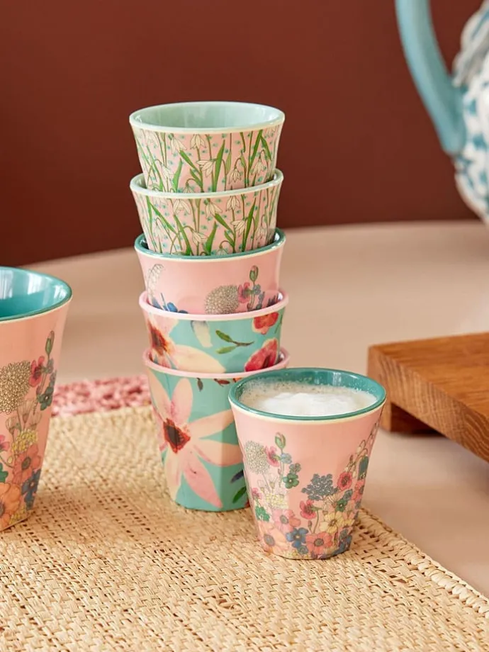 6er-Set: Espressobecher in Bunt - 80 ml