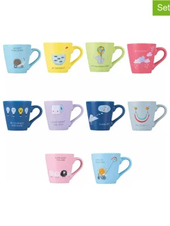 8er-Set: Espressotassen in Bunt - 90 ml