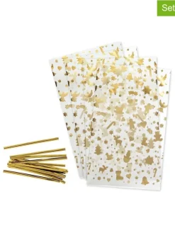 2er-Set: Foliengeschenktüten in Gold - 2x 16 Stück