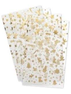 2er-Set: Foliengeschenktüten in Gold - 2x 16 Stück