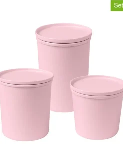 3er-Set: Frischhaltedosen in Rosa
