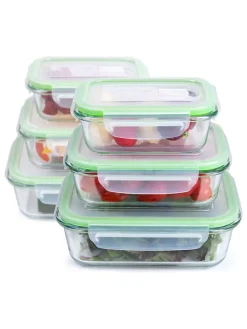 12er-Set: Frischhaltedosen in Grün