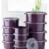 12er-Set: Frischhaltedosen in Lila