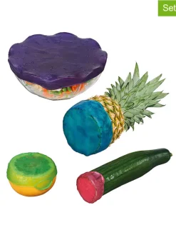 4er-Set: Frischhaltehüllen in Bunt