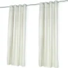 2er-Set: Gardine in Beige - (L)240 x (B)135 cm