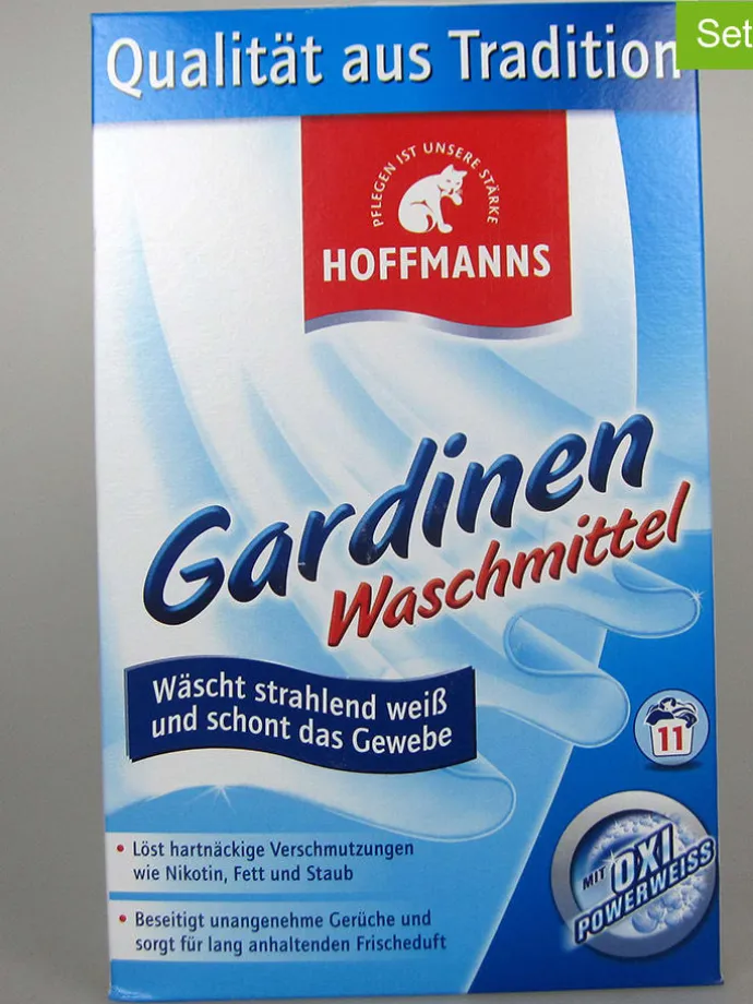 7er-Set: Gardinen-Waschmittel, je 660g