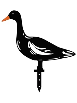 6er-Set: Gartendeko in Schwarz