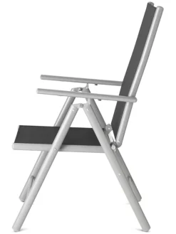 2er-Set: Gartenstühle in Anthrazit - (B)56 x (H)106 x (T)87,5 cm