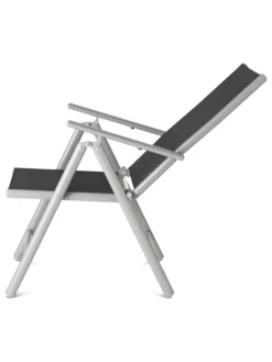 2er-Set: Gartenstühle in Anthrazit - (B)56 x (H)106 x (T)87,5 cm