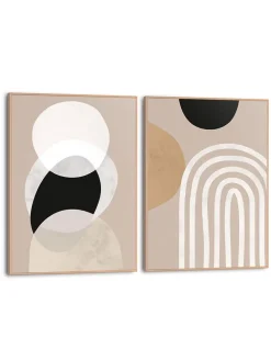 2er-Set: Gerahmte Kunstdrucke 
