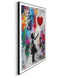 3er-Set: Gerahmte Kunstdrucke 