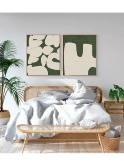 2er-Set: Gerahmte Kunstdrucke