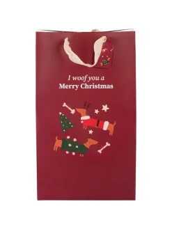 12er-Set: Geschenktüten ''Natalotto'' in Rot - (B)23 x (H)39 x (T)15 cm