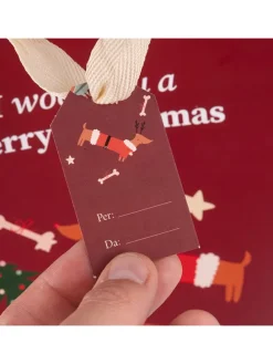 12er-Set: Geschenktüten ''Natalotto'' in Rot - (B)23 x (H)39 x (T)15 cm