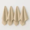 4er-Set: Geschirrtücher in Beige - (L)40 x (B)40 cm