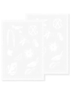 2er-Set: Geschirrtücher in Weiß