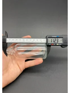 12er-Set: Glasflaschen in Schwarz - 100 ml