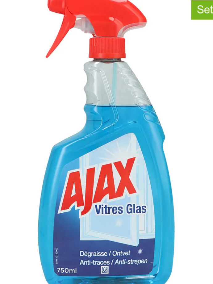 6er-Set: Glasreiniger "Triple Action" 6 x 750 ml