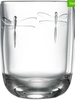 6er-Set: Gläser "Libellules" in Transparent - 280 ml