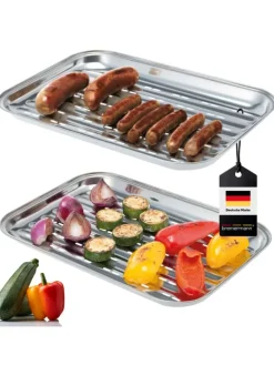 2-er-Set Grillschale