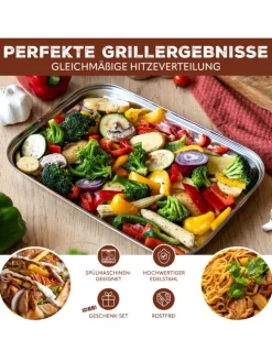 2-er-Set Grillschale