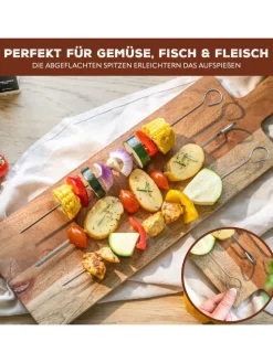 6-er-Set Grillspieße