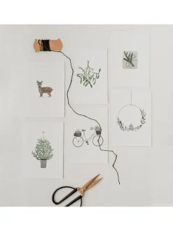 6er-Set: Grußkarten "Christmas"