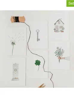 6er-Set: Grußkarten "Wishes"