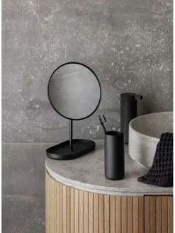 2er-Set: Gästehandtücher "Caro" in Schwarz - (L)30 x (B)30 cm