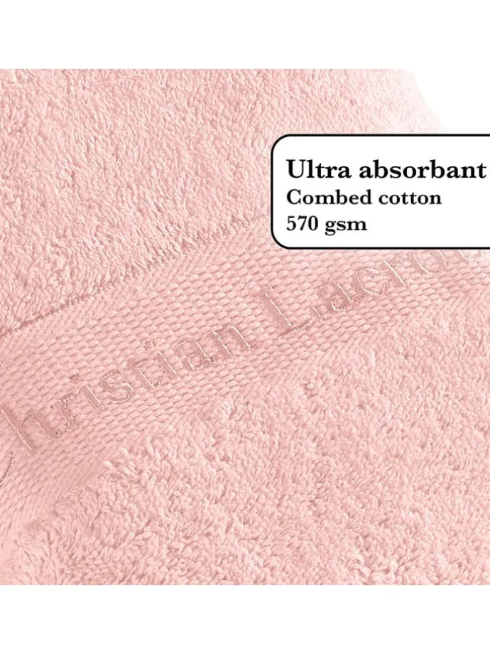 4er-Set: Gästehandtücher in Rosa