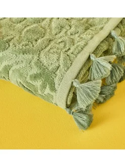 2er-Set: Gästehandtücher "Jolia" in Grün - (L)30 x (B)30 cm