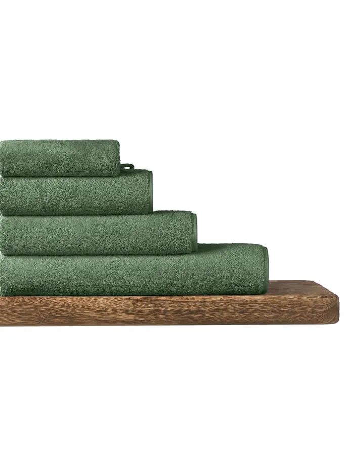 4er-Set: Handtücher "Milano" in Grün