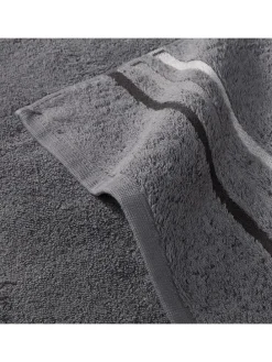 4er-Set: Handtücher "Skyline" in Anthrazit