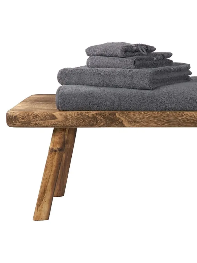 4er-Set: Handtücher "Skyline" in Anthrazit