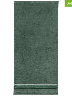 4er-Set: Handtücher "Skyline" in Dunkelgrün