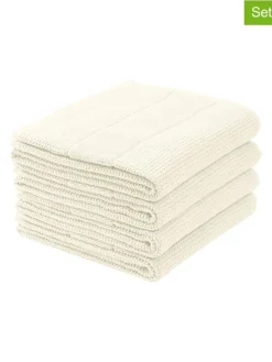 4er-Set: Handtücher "Turin" in Creme