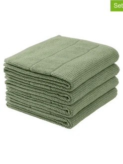 4er-Set: Handtücher "Turin" in Grün
