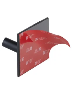 2er-Set: Handtuchhaken ''Square'' in Schwarz - (B)4,5 x (H)4,5 x (T)2,7 cm