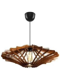 2er-Set: Hängeleuchten in Hellbraun - Ø 47 cm